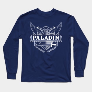 Paladin (White) Long Sleeve T-Shirt